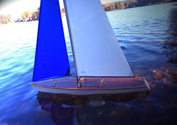 Toy sailboat